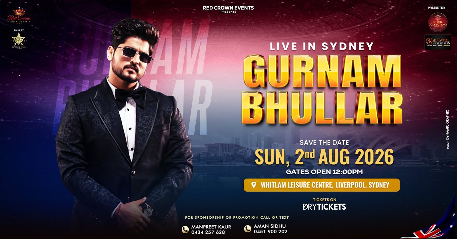Gurman bhullar live in sydney